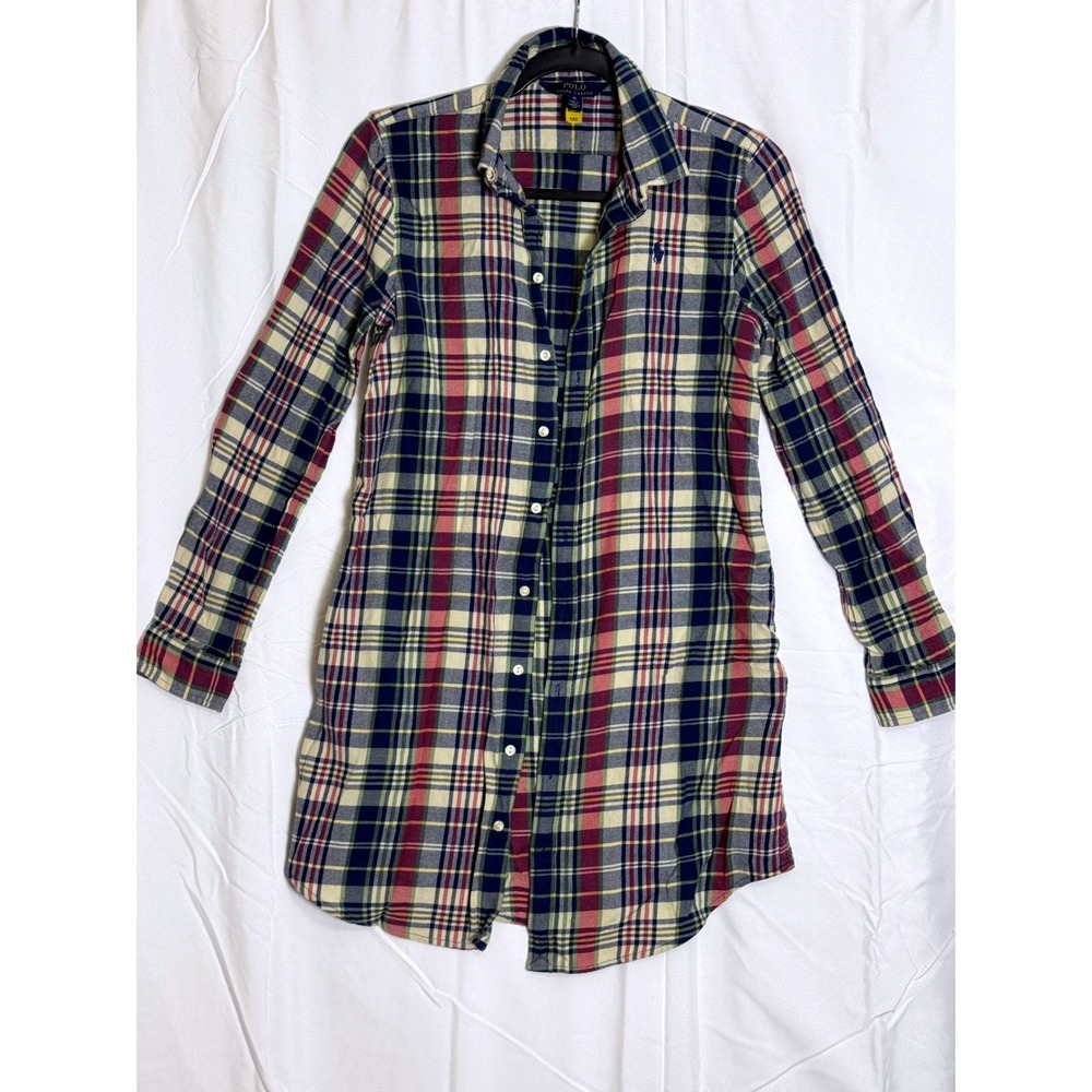 Polo by Ralph Lauren Plaid Button Down Shirt - Red, Blue, Cream